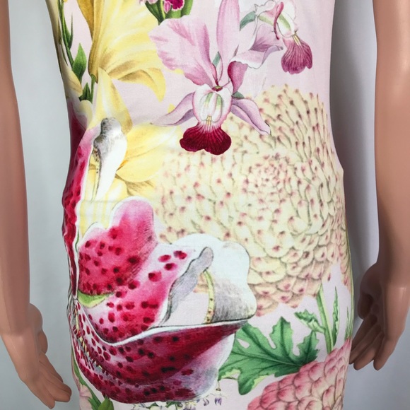 SOLD! Ted Baker London Floral Midi Dress Size 2 - Picture 5 of 7